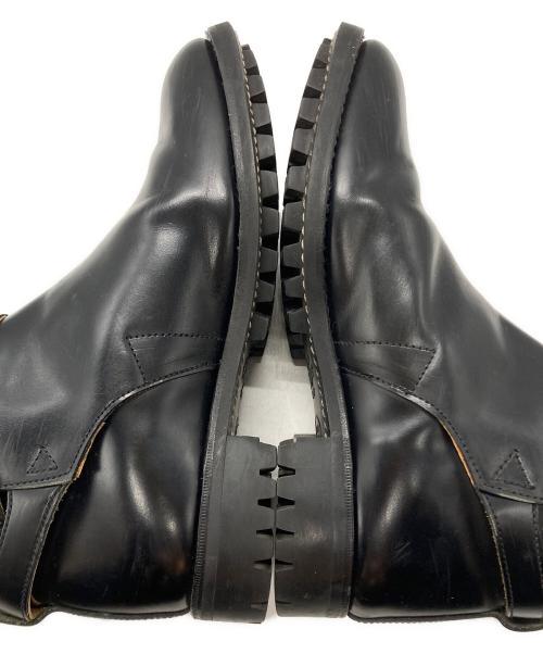 SANDERS（サンダース）SANDERS (サンダース) ベルトアンクルブーツ/Belted ankle boots ブラック サイズ:4の古着・服飾アイテム