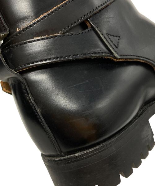 SANDERS（サンダース）SANDERS (サンダース) ベルトアンクルブーツ/Belted ankle boots ブラック サイズ:4の古着・服飾アイテム