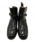 中古・古着 SANDERS (サンダース) ベルトアンクルブーツ/Belted ankle boots ブラック サイズ:4：12000円