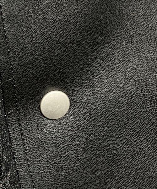 MACPHEE（マカフィー）MACPHEE (マカフィー) フェイクムートン リバーシブルショートコート/ Reversible Faux-Mouton Short Coat ブラック サイズ:36の古着・服飾アイテム