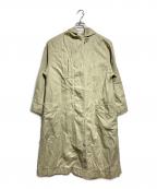 ISABEL MARANT ETOILEイザベルマランエトワール）の古着「RAFAEL コットンリネン ベルテッドコート/Cotton-Linen Belted Coat」｜カーキ
