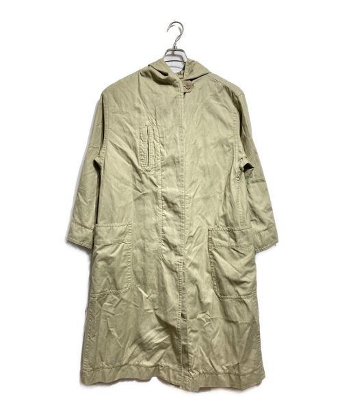 ISABEL MARANT ETOILE（イザベルマランエトワール）ISABEL MARANT ETOILE (イザベルマランエトワール) RAFAEL コットンリネン ベルテッドコート/Cotton-Linen Belted Coat カーキ サイズ:34の古着・服飾アイテム