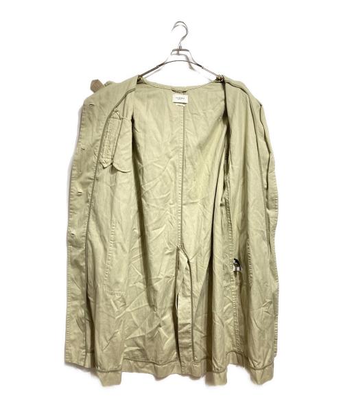 ISABEL MARANT ETOILE（イザベルマランエトワール）ISABEL MARANT ETOILE (イザベルマランエトワール) RAFAEL コットンリネン ベルテッドコート/Cotton-Linen Belted Coat カーキ サイズ:34の古着・服飾アイテム