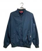 BARACUTAバラクータ）の古着「裏地チェックスイングトップ/Check-Lined Harrington Jacket」｜ネイビー