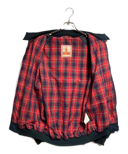 BARACUTA（バラクータ）BARACUTA (バラクータ) 裏地チェックスイングトップ/Check-Lined Harrington Jacket ネイビー サイズ:42の古着・服飾アイテム