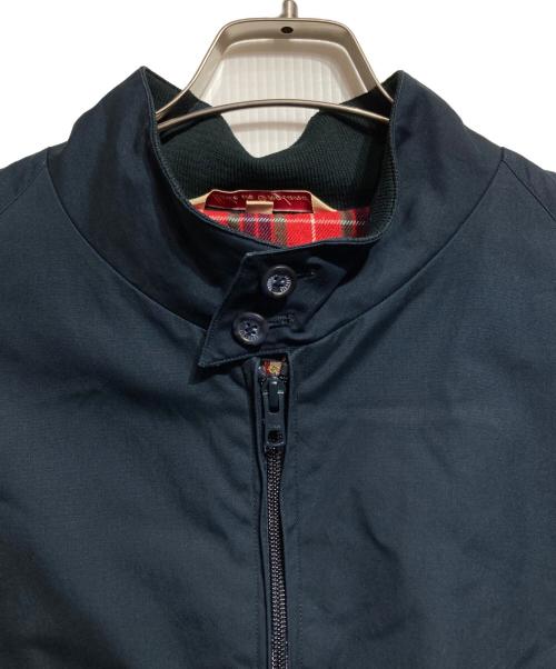 BARACUTA（バラクータ）BARACUTA (バラクータ) 裏地チェックスイングトップ/Check-Lined Harrington Jacket ネイビー サイズ:42の古着・服飾アイテム