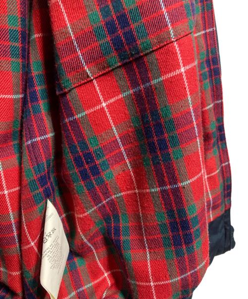 BARACUTA（バラクータ）BARACUTA (バラクータ) 裏地チェックスイングトップ/Check-Lined Harrington Jacket ネイビー サイズ:42の古着・服飾アイテム
