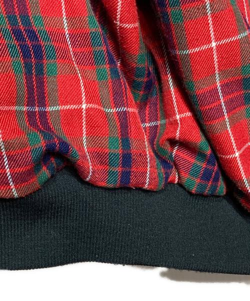 BARACUTA（バラクータ）BARACUTA (バラクータ) 裏地チェックスイングトップ/Check-Lined Harrington Jacket ネイビー サイズ:42の古着・服飾アイテム