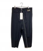TAKAHIROMIYASHITA TheSoloIst.タカヒロミヤシタ ザソロイスト）の古着「reverse cropped baggy zipper pant/リバースクロップド・バギー・ジッパーパンツ」｜ブラック