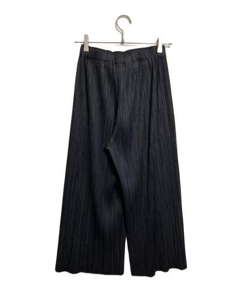 PLEATS PLEASE（プリーツプリーズ）PLEATS PLEASE (プリーツプリーズ) プリーツワイドパンツ/Pleated wide-leg pants ブラック サイズ:3の古着・服飾アイテム