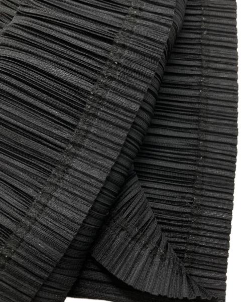 PLEATS PLEASE（プリーツプリーズ）PLEATS PLEASE (プリーツプリーズ) プリーツワイドパンツ/Pleated wide-leg pants ブラック サイズ:3の古着・服飾アイテム