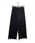 PLEATS PLEASE（プリーツプリーズ）の古着「プリーツワイドパンツ/Pleated wide-leg pants」｜ブラック
