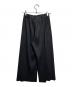 PLEATS PLEASE (プリーツプリーズ) プリーツワイドパンツ/Pleated wide-leg pants ブラック サイズ:3：25000円