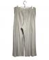 PLEATS PLEASE (プリーツプリーズ) サイドタックプリーツワイドパンツ/Wide-leg pants with side tucks and pleats グレー サイズ:2：23000円