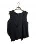PLEATS PLEASE（プリーツプリーズ）の古着「プリーツデザインカットソー/Pleated-design cut-and-sew top」｜ブラック