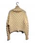 ISSEY MIYAKE (イッセイミヤケ) WOOL SHELL KNIT ベージュ サイズ:2：25000円