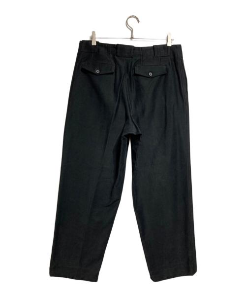 nonnotte（ノノット）nonnotte (ノノット) signature baggy trousers/バギートラウザーズ ブラック サイズ:5の古着・服飾アイテム