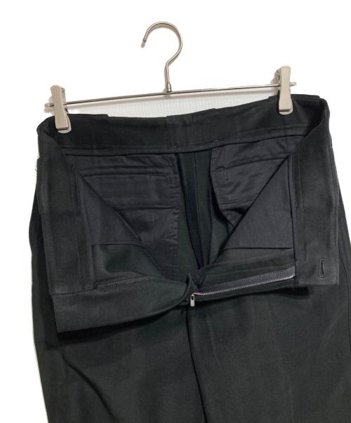 nonnotte（ノノット）nonnotte (ノノット) signature baggy trousers/バギートラウザーズ ブラック サイズ:5の古着・服飾アイテム