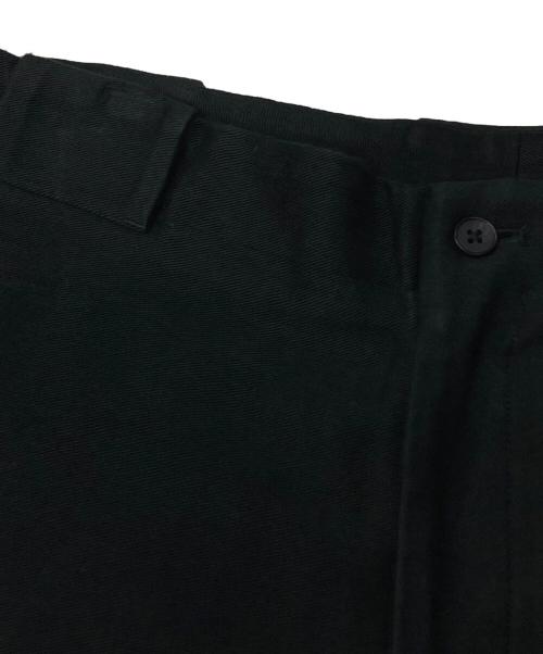 nonnotte（ノノット）nonnotte (ノノット) signature baggy trousers/バギートラウザーズ ブラック サイズ:5の古着・服飾アイテム