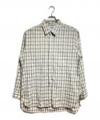 CristaSeyaクリスタセヤ）の古着「チェックコットンシャツ/Checked cotton shirt」｜ベージュ
