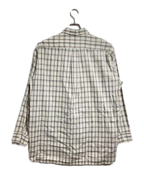 CristaSeya（クリスタセヤ）CristaSeya (クリスタセヤ) チェックコットンシャツ/Checked cotton shirt ベージュ サイズ:XLの古着・服飾アイテム