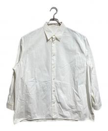 nonnotte（ノノット）の古着「Clear Heavy Broadcloth Oversized Shirt/クリアヘビーブロードクロス オーバーサイズシャツ」｜ホワイト
