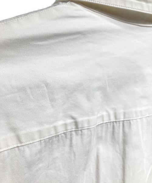 nonnotte（ノノット）nonnotte (ノノット) Clear Heavy Broadcloth Oversized Shirt/クリアヘビーブロードクロス オーバーサイズシャツ ホワイト サイズ:5の古着・服飾アイテム