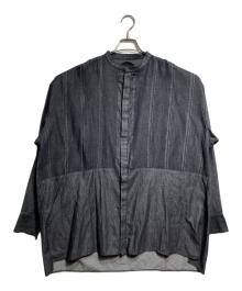pheeta×UNITED ARROWS（フィータ×ユナイテッドアローズ）の古着「別注Trinity ブラックデニムシャツ゚/Black denim shirt」｜グレー