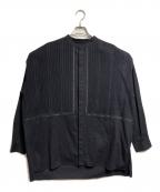 pheeta×UNITED ARROWSフィータ×ユナイテッドアローズ）の古着「別注Trinity ブラックデニムシャツ/Black denim shirt」｜ブラック