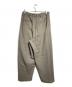 nonnotte Loose Weaving Herringbone Draping Crotch Box Pleats Trousers/ルーズ織りヘリンボーン・ドレーピング・クロッチ・ボックスプリーツ・トラウザーズ カーキ サイズ:5：32000円