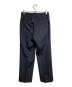 AURALEE (オーラリー) Light Wool Max Gabardine Slacks/ライトウール・マックス・ギャバジン・スラックス ブラック サイズ:3：30000円
