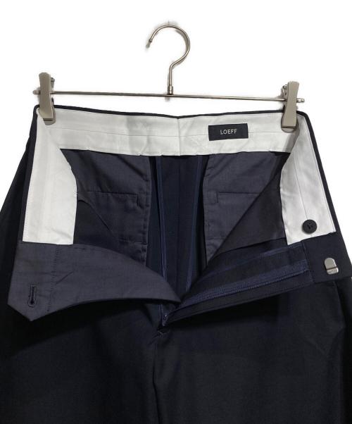 LOEFF（ロエフ）LOEFF (ロエフ) スラックス/Slacks ネイビーの古着・服飾アイテム