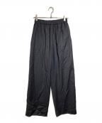 LOEFFロエフ）の古着「トロピカルウール ハーレム パンツ ピンストライプ/Tropical Wool Sleep Pants – Pinstripe」｜グレー