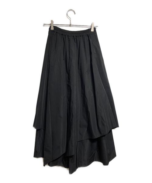 UN3D.（アンスリード）UN3D. (アンスリード) アシメレイヤードパンツ/Asymmetric Layered Pants ブラック サイズ:38の古着・服飾アイテム