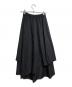 UN3D. (アンスリード) アシメレイヤードパンツ/Asymmetric Layered Pants ブラック サイズ:38：13000円