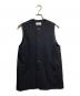 LOEFF（ロエフ）の古着「ギャバジン ベスト/Gabardine vest」｜ブラック