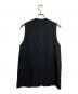 LOEFF (ロエフ) ギャバジン ベスト/Gabardine vest ブラック サイズ:1：11000円