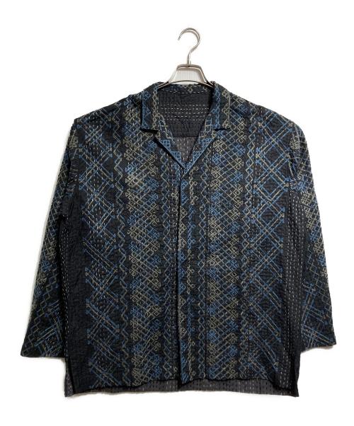 pheeta（フィータ）pheeta (フィータ) 刺繍ジャケット/Embroidered jacket ネイビー×ブラック サイズ:－の古着・服飾アイテム