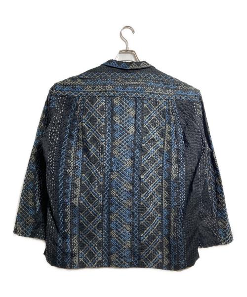 pheeta（フィータ）pheeta (フィータ) 刺繍ジャケット/Embroidered jacket ネイビー×ブラック サイズ:－の古着・服飾アイテム