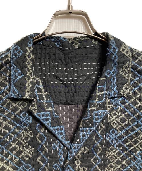 pheeta（フィータ）pheeta (フィータ) 刺繍ジャケット/Embroidered jacket ネイビー×ブラック サイズ:－の古着・服飾アイテム