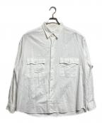 Porter Classicポータークラシック）の古着「コットンポケットシャツ/Cotton Pocket Shirt」｜ホワイト