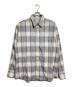 AURALEE（オーラリー）の古着「SUPER LIGHT WOOL CHECK SHIRT/スーパーライトウールチェックシャツ」｜ブルー×グレー