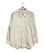 Marvine Pontiak Shirt Makersマーヴィンポンティアックシャツメイカーズ）の古着「Regular Collar 3 Button SH/レギュラーカラー 3つボタンシャツ」｜イエロー