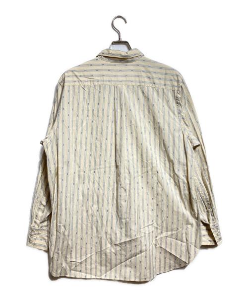 Marvine Pontiak Shirt Makers（マーヴィンポンティアックシャツメイカーズ）Marvine Pontiak Shirt Makers (マーヴィンポンティアックシャツメイカーズ) Regular Collar 3 Button SH/レギュラーカラー 3つボタンシャツ イエロー サイズ:Comfortの古着・服飾アイテム