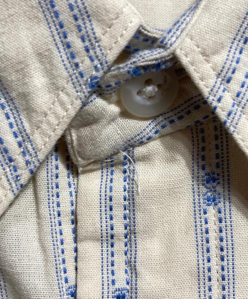 Marvine Pontiak Shirt Makers（マーヴィンポンティアックシャツメイカーズ）Marvine Pontiak Shirt Makers (マーヴィンポンティアックシャツメイカーズ) Regular Collar 3 Button SH/レギュラーカラー 3つボタンシャツ イエロー サイズ:Comfortの古着・服飾アイテム