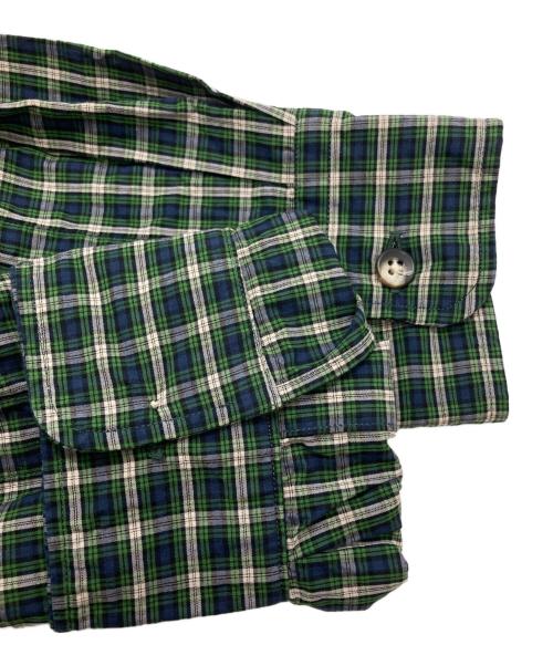 Marvine Pontiak Shirt Makers（マーヴィンポンティアックシャツメイカーズ）Marvine Pontiak Shirt Makers (マーヴィンポンティアックシャツメイカーズ) Relaxed B.D SH/リラックスフィット ボタンダウンシャツ グリーン サイズ:ONE SIZEの古着・服飾アイテム