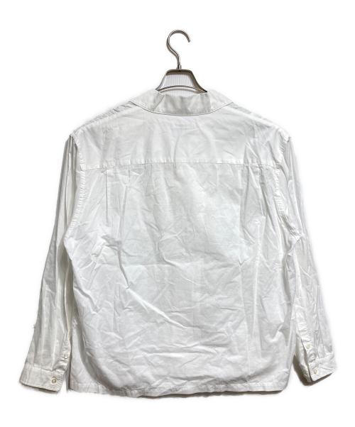 UNDERCOVER（アンダーカバー）UNDERCOVER (アンダーカバー) 切替オープンカラーシャツ/Panelled Open-Collar Shirt ホワイト サイズ:2の古着・服飾アイテム