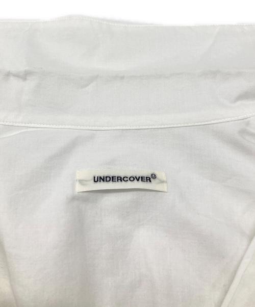 UNDERCOVER（アンダーカバー）UNDERCOVER (アンダーカバー) 切替オープンカラーシャツ/Panelled Open-Collar Shirt ホワイト サイズ:2の古着・服飾アイテム