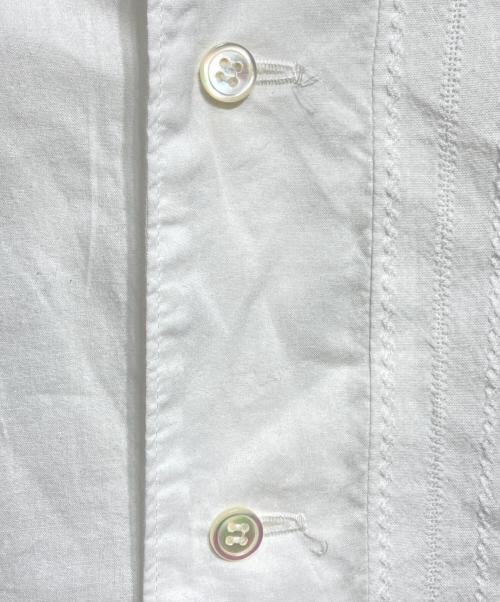 UNDERCOVER（アンダーカバー）UNDERCOVER (アンダーカバー) 切替オープンカラーシャツ/Panelled Open-Collar Shirt ホワイト サイズ:2の古着・服飾アイテム