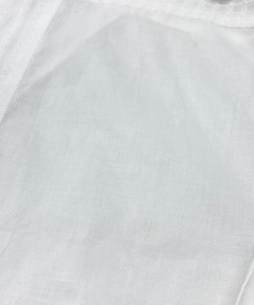 UNDERCOVER（アンダーカバー）UNDERCOVER (アンダーカバー) 切替オープンカラーシャツ/Panelled Open-Collar Shirt ホワイト サイズ:2の古着・服飾アイテム